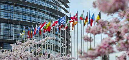 Das Europäische Parlament in Straßburg 