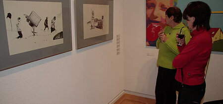 In der Ausstellung
