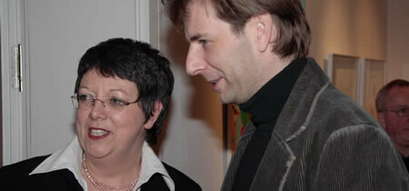 Martina Schellhorn und Sebastian Bauersfeld