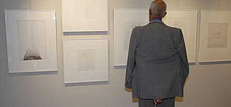 Besucher im Dialog