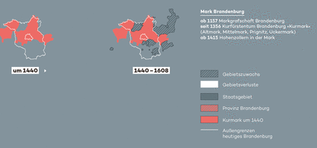 Karte 1440 - 1608