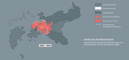 Karte 1815 - 1861