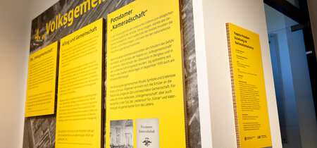 In der Ausstellung "Napola Potsdam"