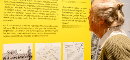 In der Ausstellung "Napola Potsdam"