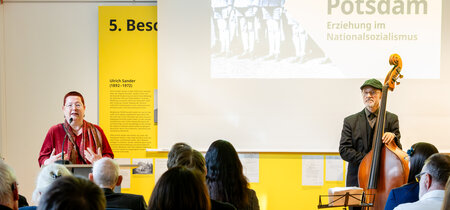 Dr. Martina Weyrauch zur Ausstellungseröffnung Napola Potsdam