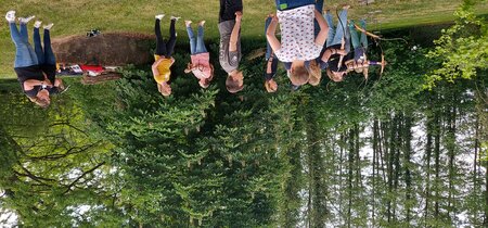 Mit Pfeil und Bogen: Beim Treffen junger Landfrauen steht auch Teambuilding mit auf dem Programm. 
