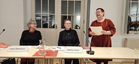 v.l.: Irene Dieckmann, Bettina Götze und Martina Weyrauch. 