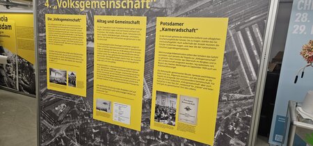 Unsere Napola-Ausstellung im Bahnhof Potsdam