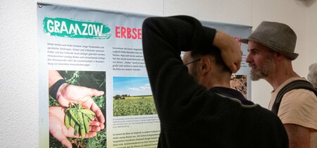 Einblick in die Ausstellung Klimawandel und Nachhaltigkeit in Brandenburg