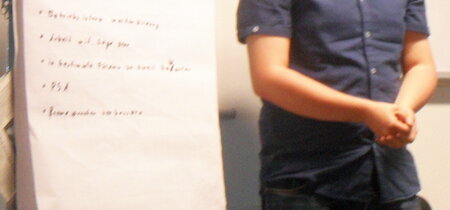 Präsentation der Ergebnisse vom Workshop
