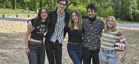 Das Orga-Team von Lehnitz Connect. Initiatorin Sandra Loren (Mi.) und ihre Mitstreiterinnen und Mitstreiter.