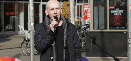 Christian Müller beim CSD Cottbus