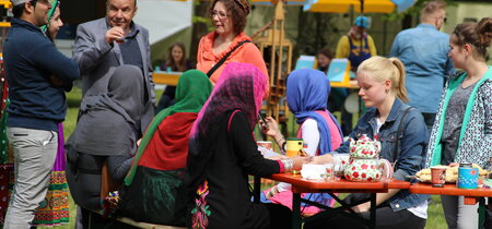 Interkulturelle Begegnungen beim Tierparkfest Interkulturelle Begegnungen beim Tierparkfest