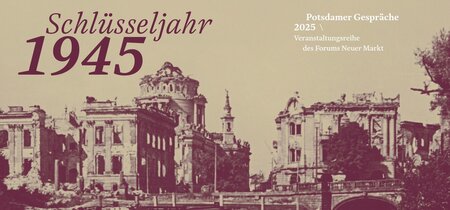 Ausschnitt aus dem Flyer "Potsdamer Gespräche 2025"