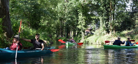 Auf Kanutour im Spreewald