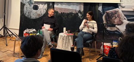 Miriam Davoudvandi in der Landeszentrale