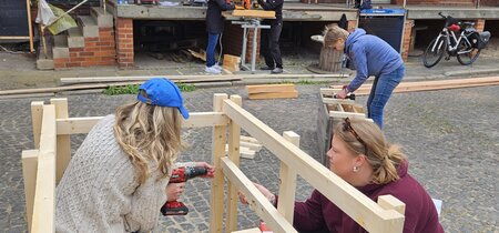 Stadtmöbel bauen für Perleberg