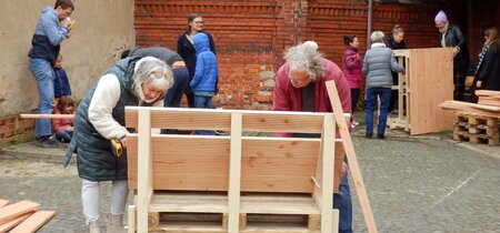 Stadtmöbel bauen für Perleberg