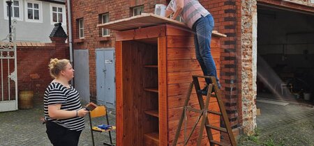 Stadtmöbel bauen für Perleberg
