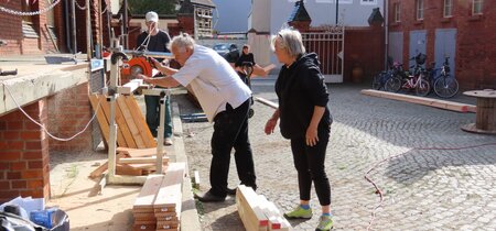 Stadtmöbel bauen für Perleberg