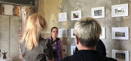 Ausstellungseröffnung in Halbe