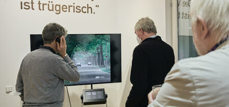 In der Ausstellung "Haus ohne Grund"