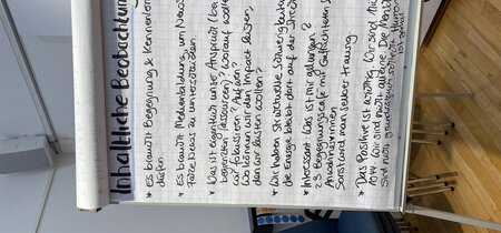 Auswertung der Methode "Sprechen und Zuhören"