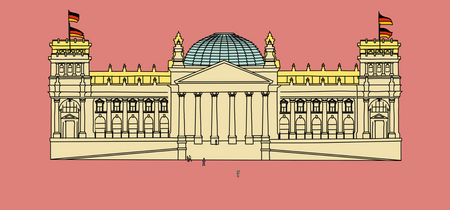 Illustration vom Bundestag