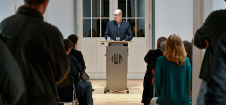 Joachim Seinfeld, Kreuzberger Initiative gegen Antisemitismus e.V. und kuratorischer Leiter der Ausstellung