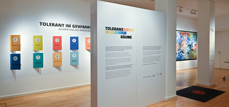 In der Ausstellung "ToleranzRäume"