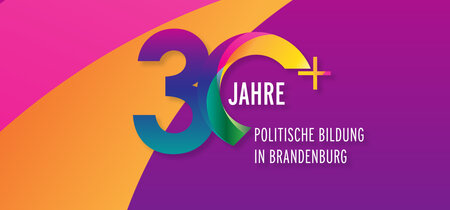 Logo 30 Jahre Politische Bildung Brandenburg