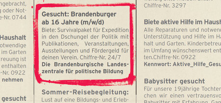 Brandenburger gesucht