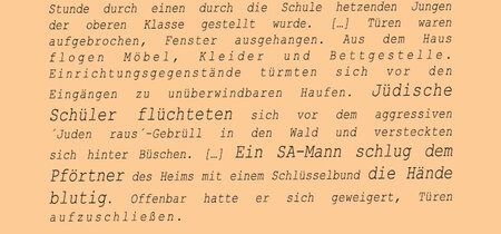Ausschnitt aus dem Flyer zur Ausstellung