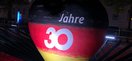 Auf der Einheits-Expo