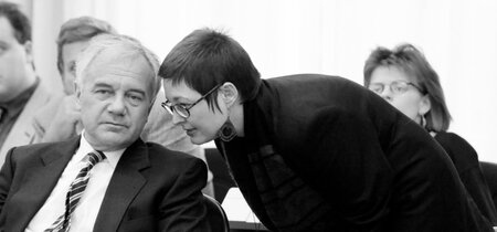 Martina Weyrauch und Manfred Stolpe