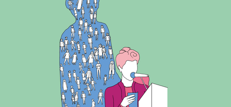 Illustration zur repräsentativen Demokratie