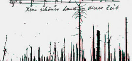 Kein schöner Land.  1988. Montage, Siebdruck