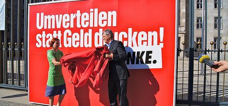 "Umverteilen statt Geld drucken!"
