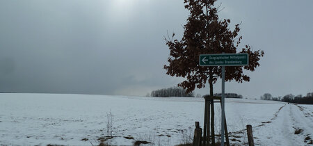 Weg zum Mittelpunkt von Brandenburg