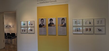 In der Ausstellung "In Brandenburg willkommen?"