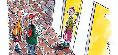 Karikatur: Erich Rauschenbach