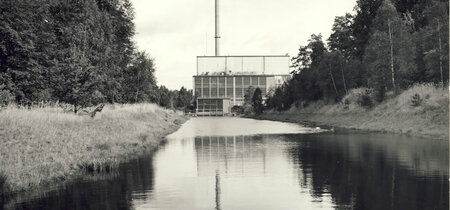 Einlaufkanal Kernkraftwerk Rheinsberg