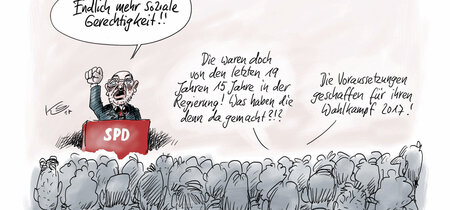 Karikatur von Klaus Stuttmann