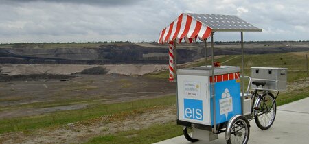Europas größte Landschaftsbaustelle in der Lausitz 2005