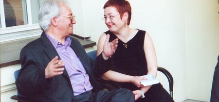 Dieter Zehentmayr und Dr. Martina Weyrauch (Leiterin der Landeszenrale für polit