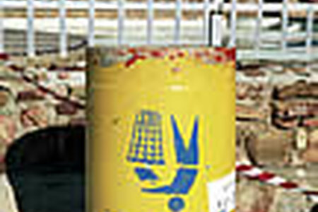 Mülltonne in Port Elisabeth, Südafrika