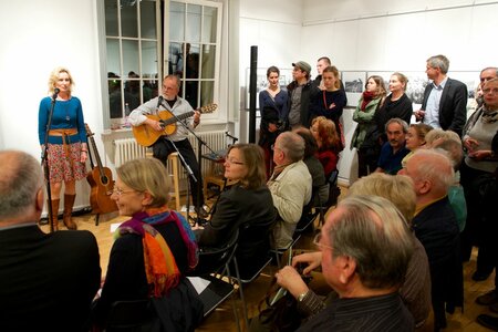 Die musikalische Begleitung übernahm das Duo Orlet-Dietrich