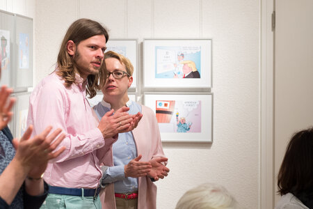 In der Ausstellung