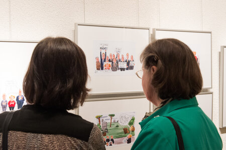 In der Ausstellung