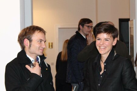Die Autoren Clemens Franke und Antje Ravic-Strubel im Gespräch.